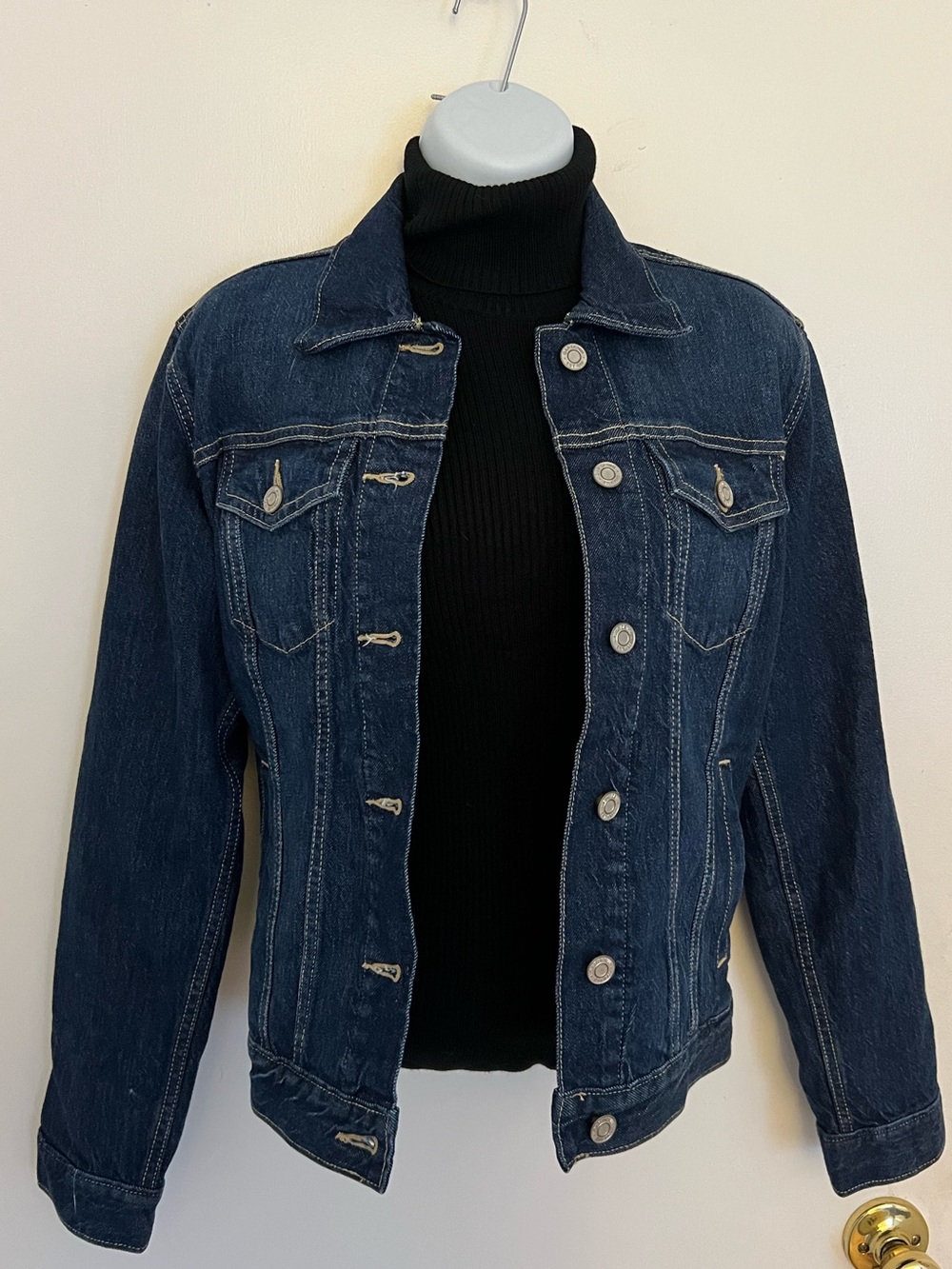 GAP Dark Blue Denim Jacket - Women's Jean Jacket